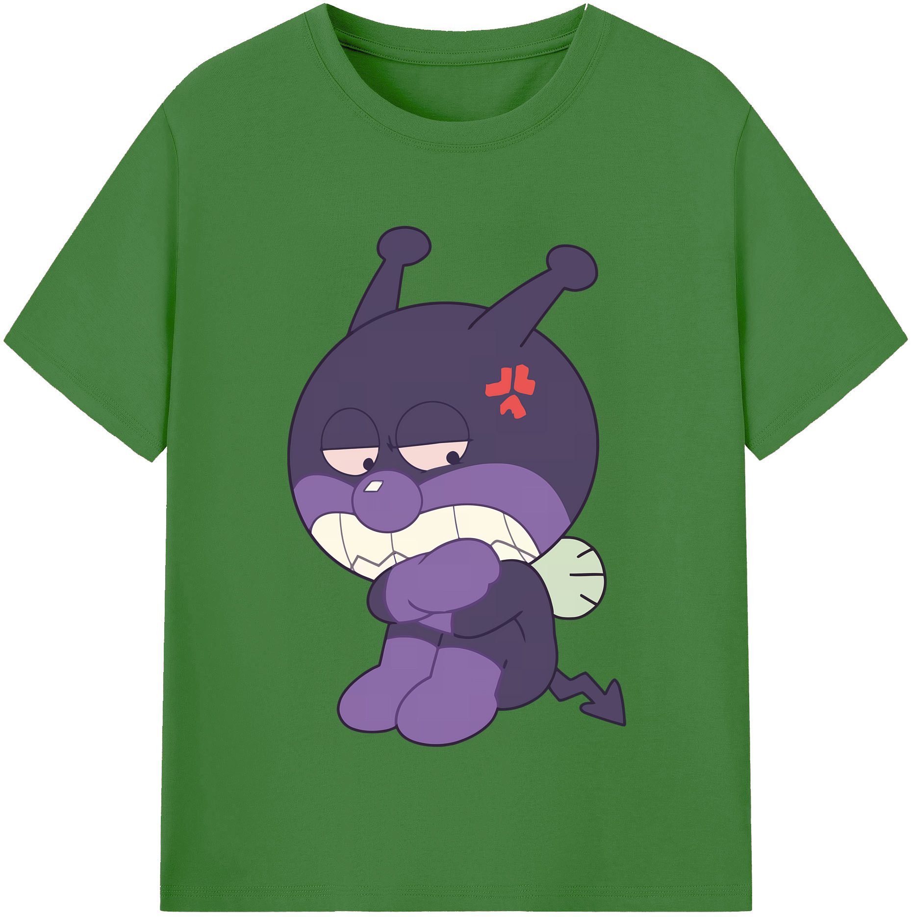 （画像用） アンパンマン Anpanman レディースカジュアルプリントTシャツ（綿100％）